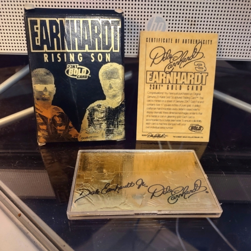 Dale Earnhardt 23kt Gold Card